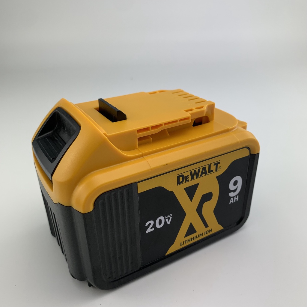 Vỏ mạch pin Dewalt 18V 9Ah Li-ion, 3 hàng cell, có Led báo pin, nhận sạc zin