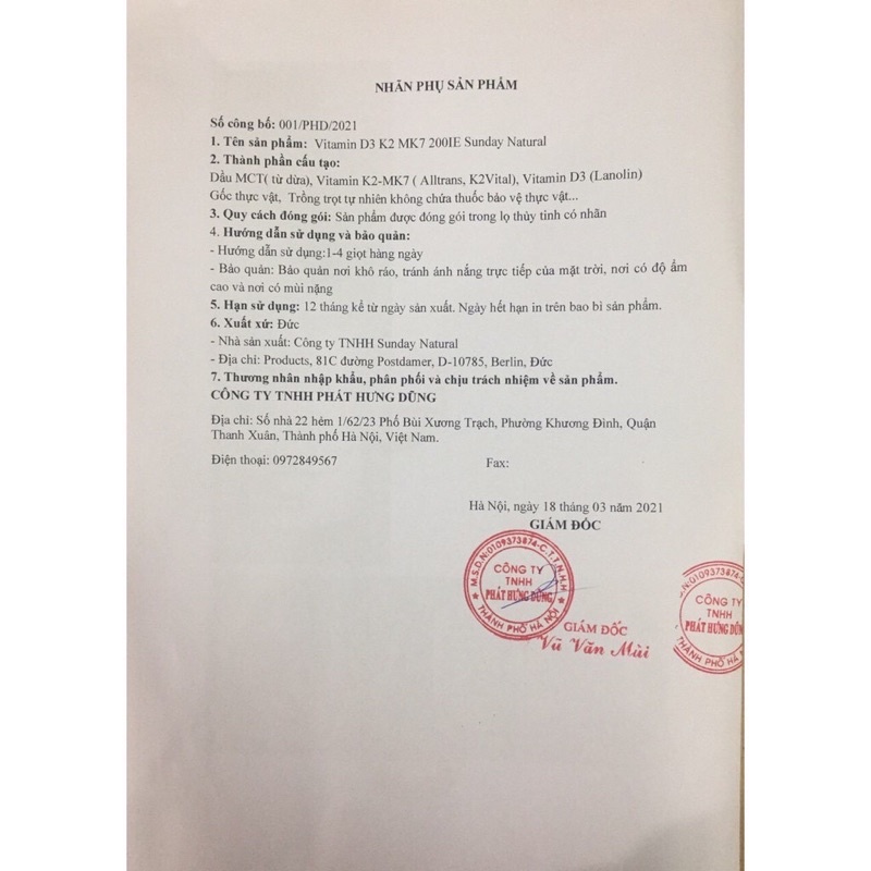 Vitamin D3 k2 Mk7 Sunday Natural Đức - Shop Mẹ Kiến