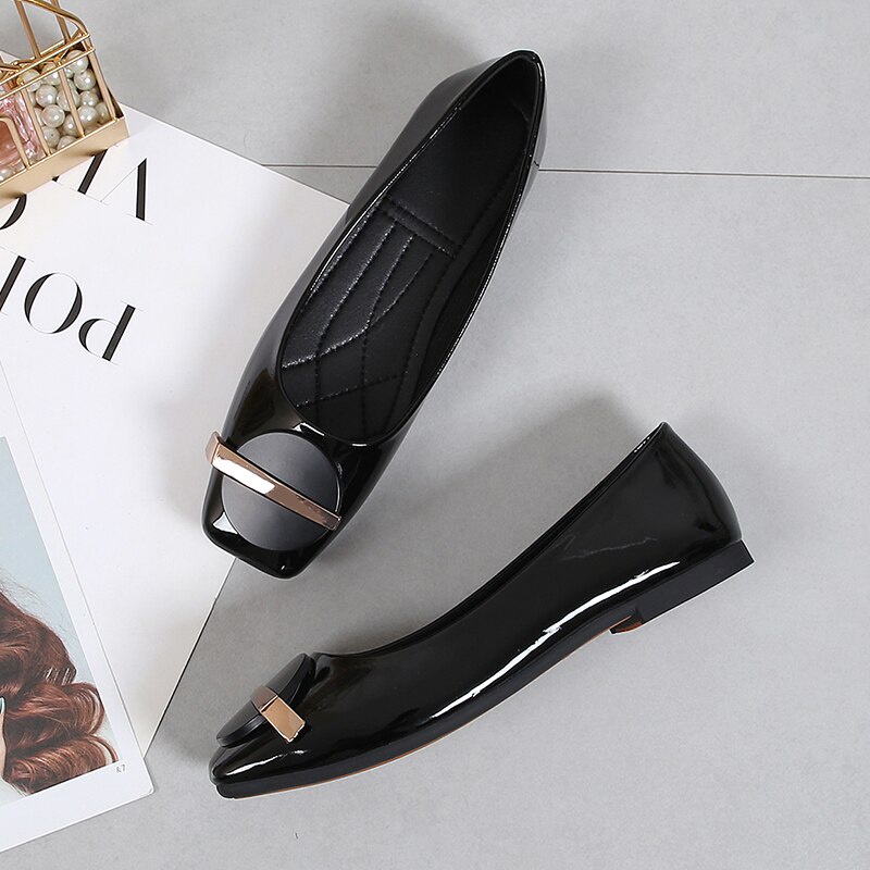 Giày Búp Bê Mũi Vuông Thời Trang Nữ