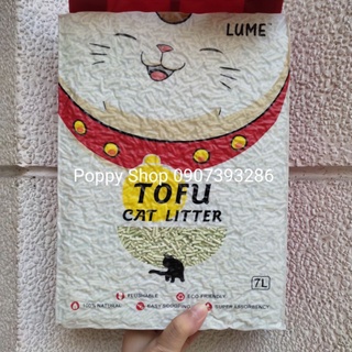 Viên Nén Tofu Lume, Cát Đậu Nành Lót Chuồng Cho Mèo, Hamster, Thỏ, Bọ, Bao 7 Lít