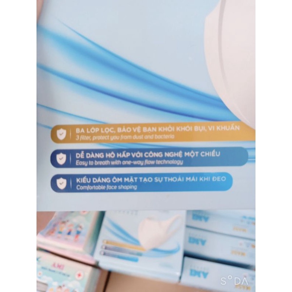 khẩu trang 3D chính hãng Ami hộp 50 cái ( có sỉ ) | BigBuy360 - bigbuy360.vn