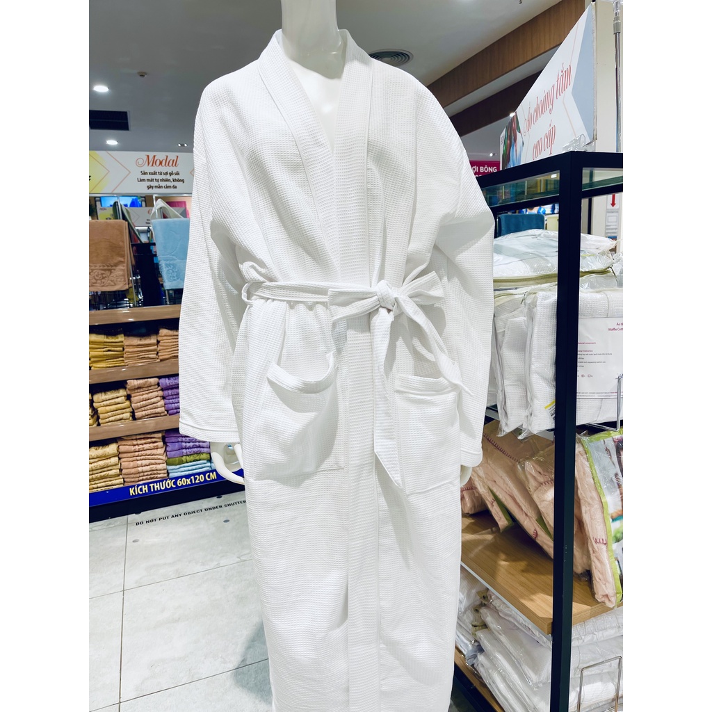 [Hàng VNXK] Áo choàng tắm khách sạn cao cấp, đủ màu, đủ size, 100% chất cotton tổ ong đẹp