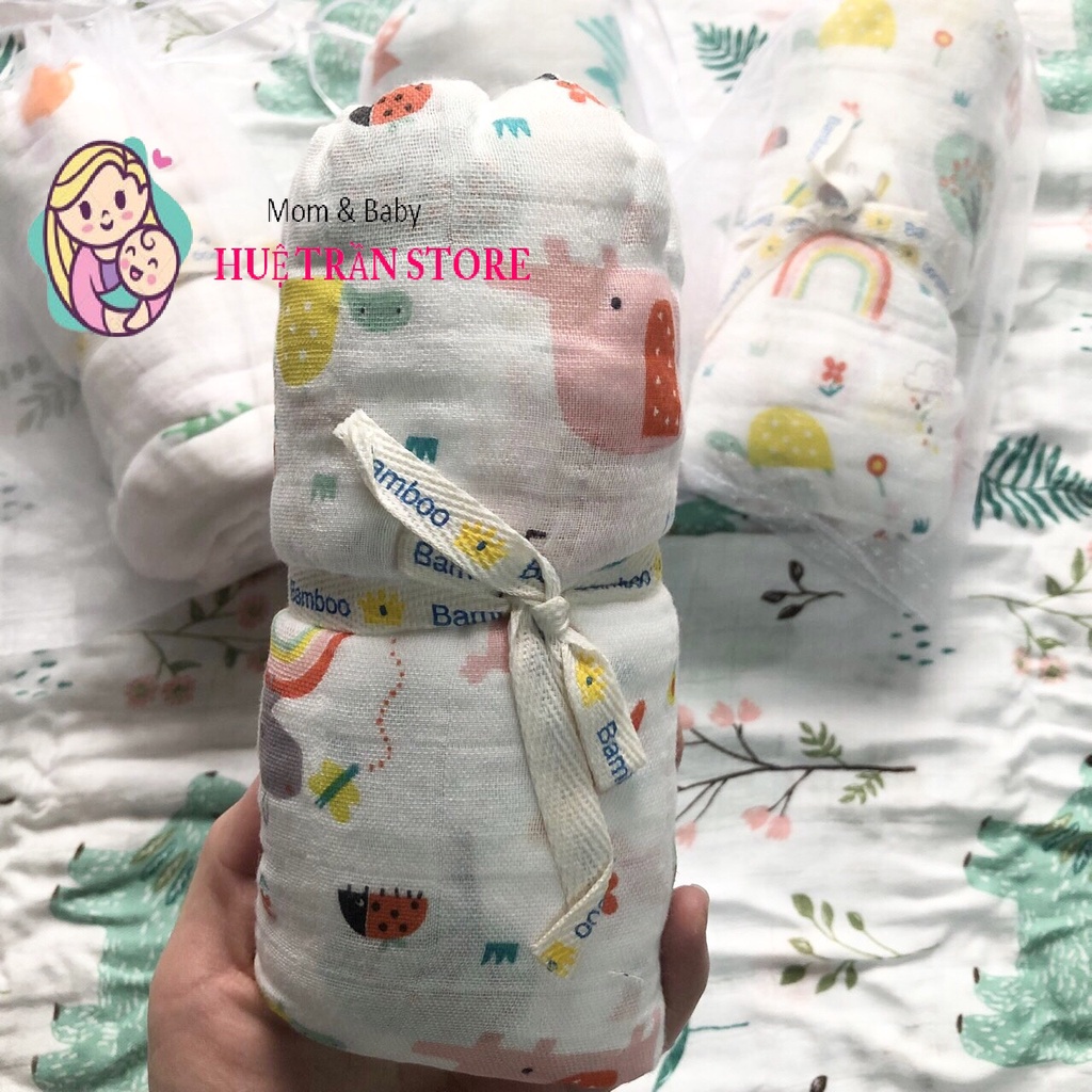 Khăn Tắm Sợi Tre Cuộn TÚI Siêu mềm