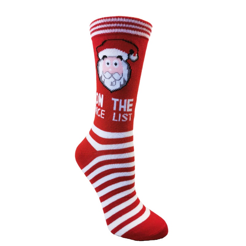 1 Đôi Vớ cotton Nữ Họa Tiết Giáng Sinh &amp; Halloween Thời Trang