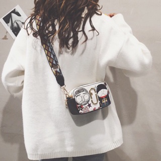 Túi hộp dây bản to ulzzang