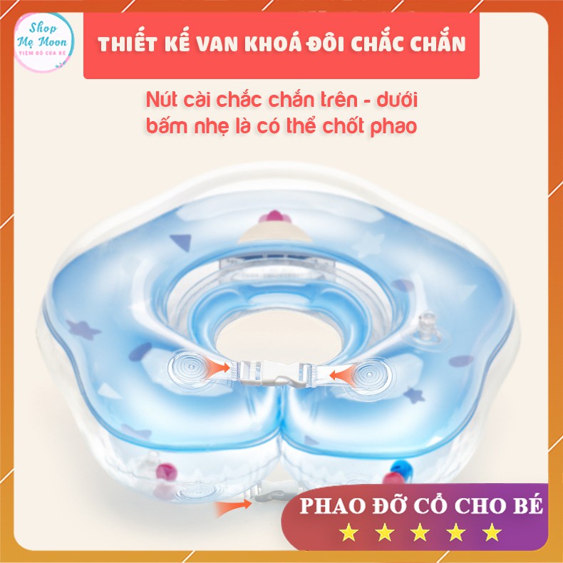 Phao Bơi Đỡ Cổ Cho Bé Tập Bơi Từ 0-3 Tuổi