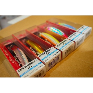 Mồi lure Yozuri CRYSTAL MINNOW 90 (F)