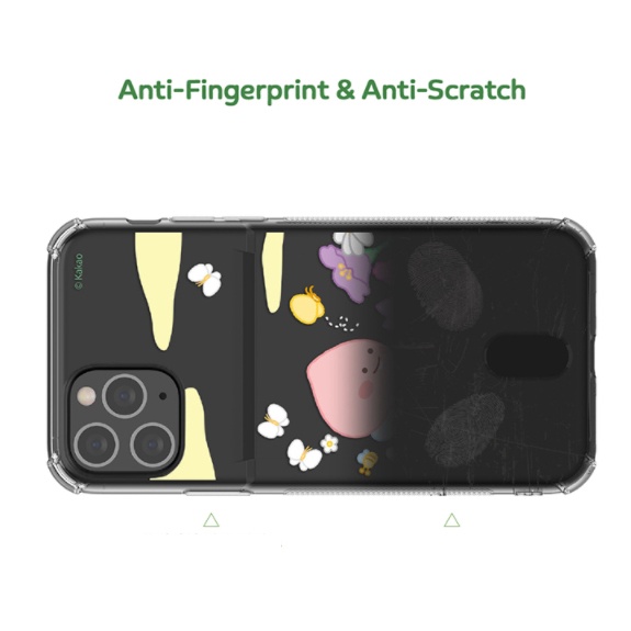 Ốp điện thoại cứng có ngăn đựng thẻ trong suốt họa tiết kakao friends cho IPHONE14 14PRO IPHONE13 13PRO IPHONE12 12PRO 12PROMAX 11 11PRO