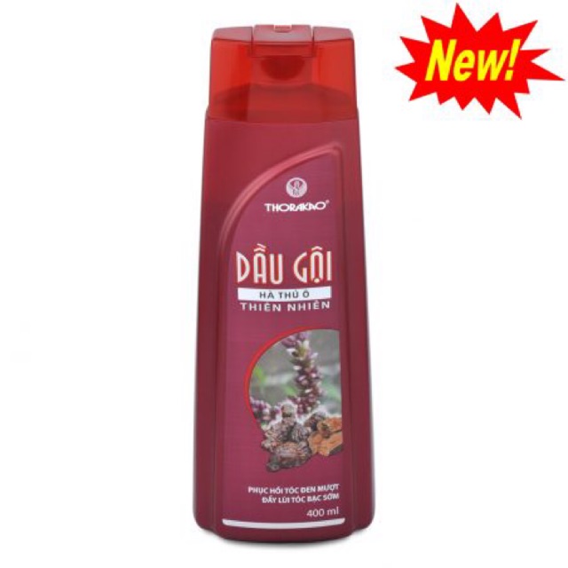 Dầu Gội Đầu Hà Thủ Ô Thorakao 400ml