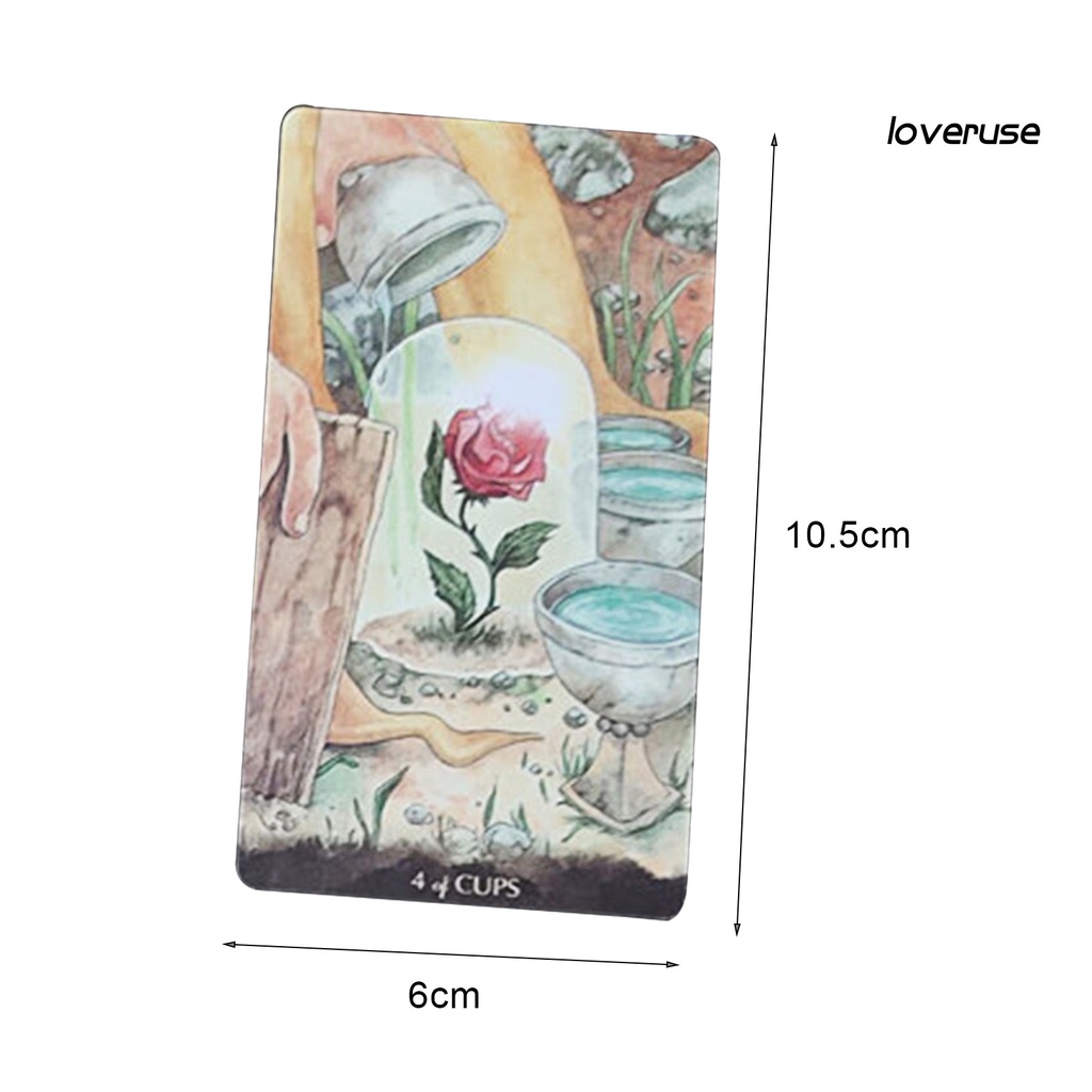 Bộ 78 Thẻ Bài Tarot Tinh Tế Phiên Bản Tiếng Anh Siêu Nhẹ Cho Predict / Yzwj /