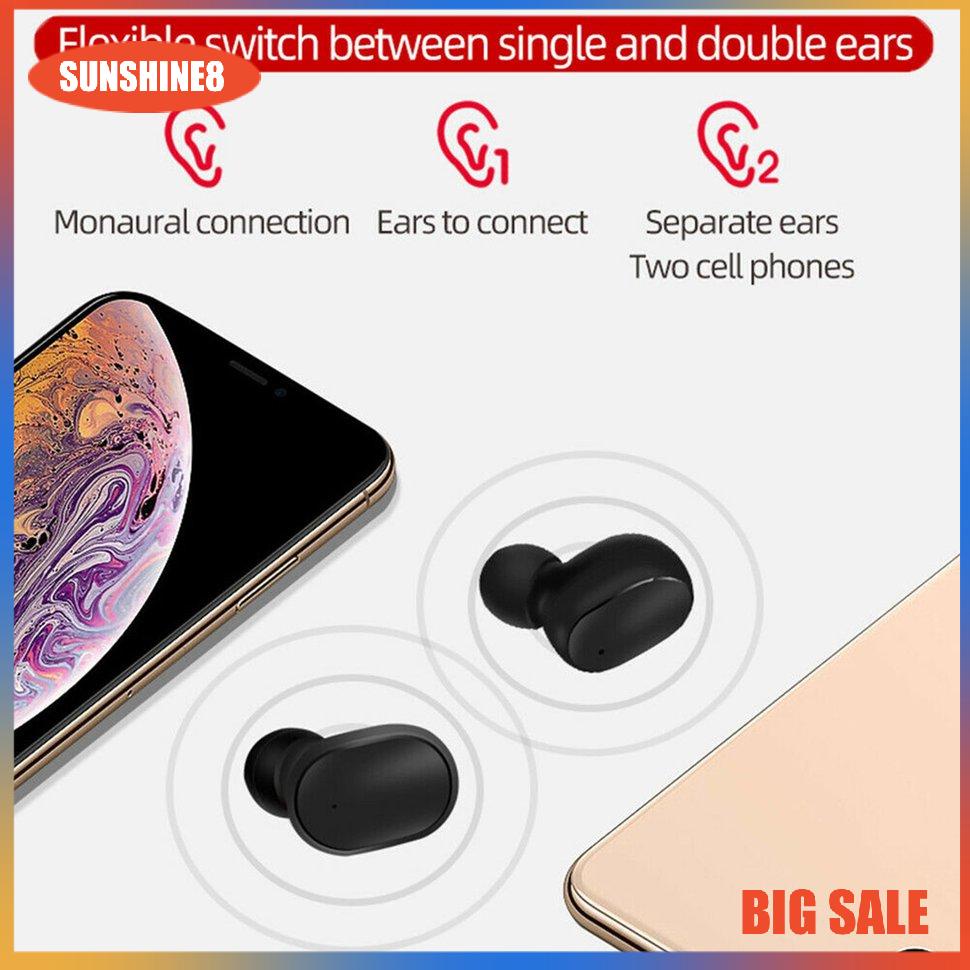 【SUN】Wireless Sports Touch Control Headset Beautiful Noise Reduction Headset