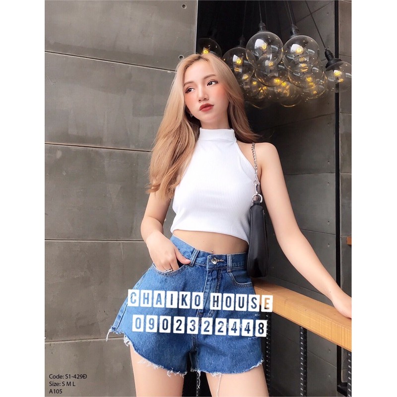 [Mã FAMAYWA giảm 10K đơn 50K] Áo yếm croptop sexy (hình thật shop chụp) | BigBuy360 - bigbuy360.vn