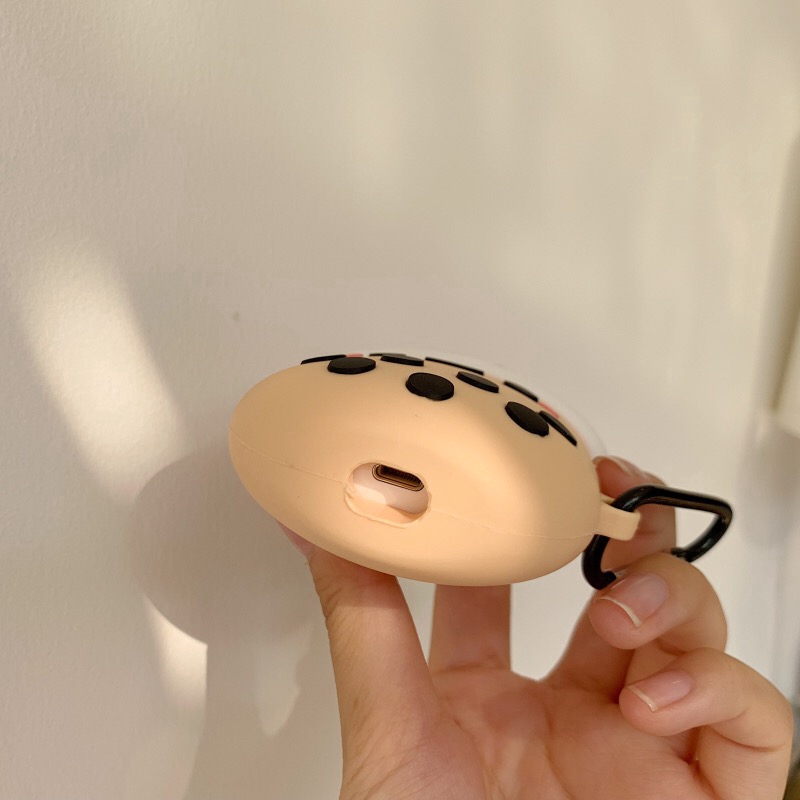 Pearl milk tea Airpods case soft Portable ShockProof Protective For Apple Wireless Bluetooth Headset Protective