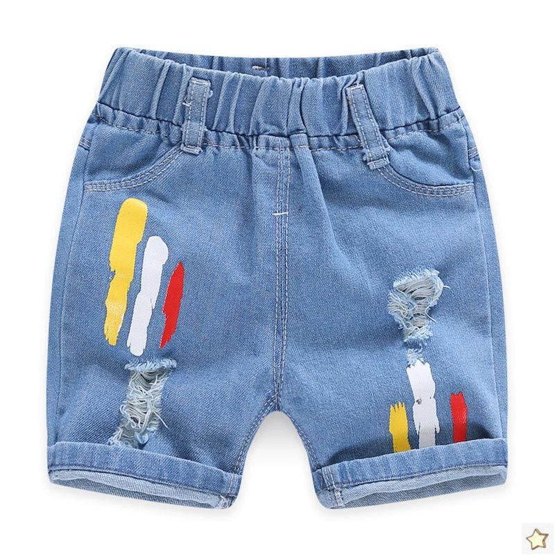 Quần Short Jeans Thời Trang Cho Bé 2-9 Tuổi