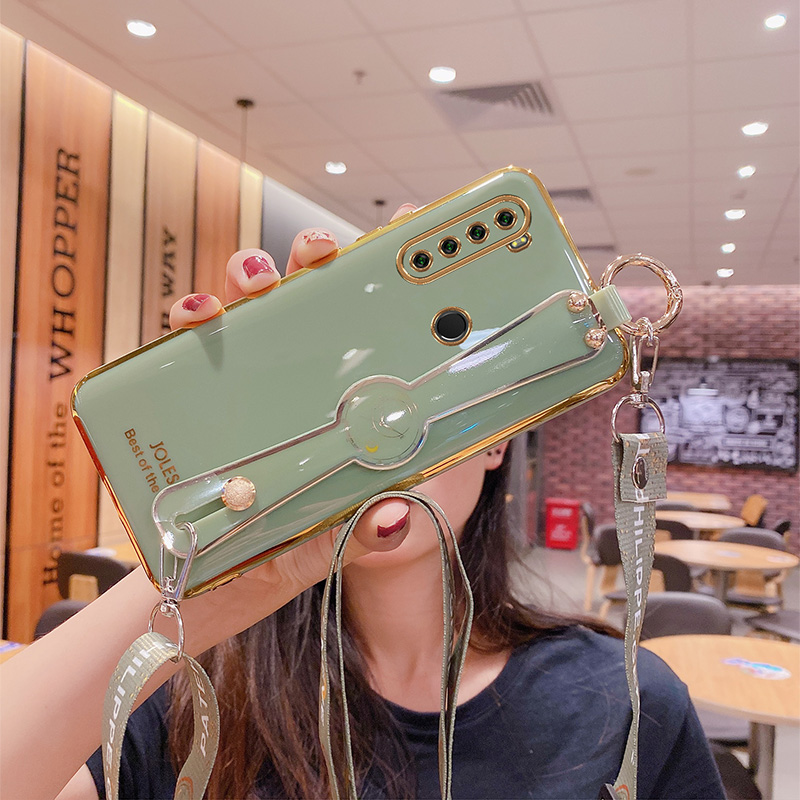 Ốp điện thoại có vòng đeo tay + dây cho Xiaomi Redmi Note 8 7 5 Pro Redmi 8A 7 7A 8 5 Plus Mi 8 SE 8 Lite CC9e CC9 Pro