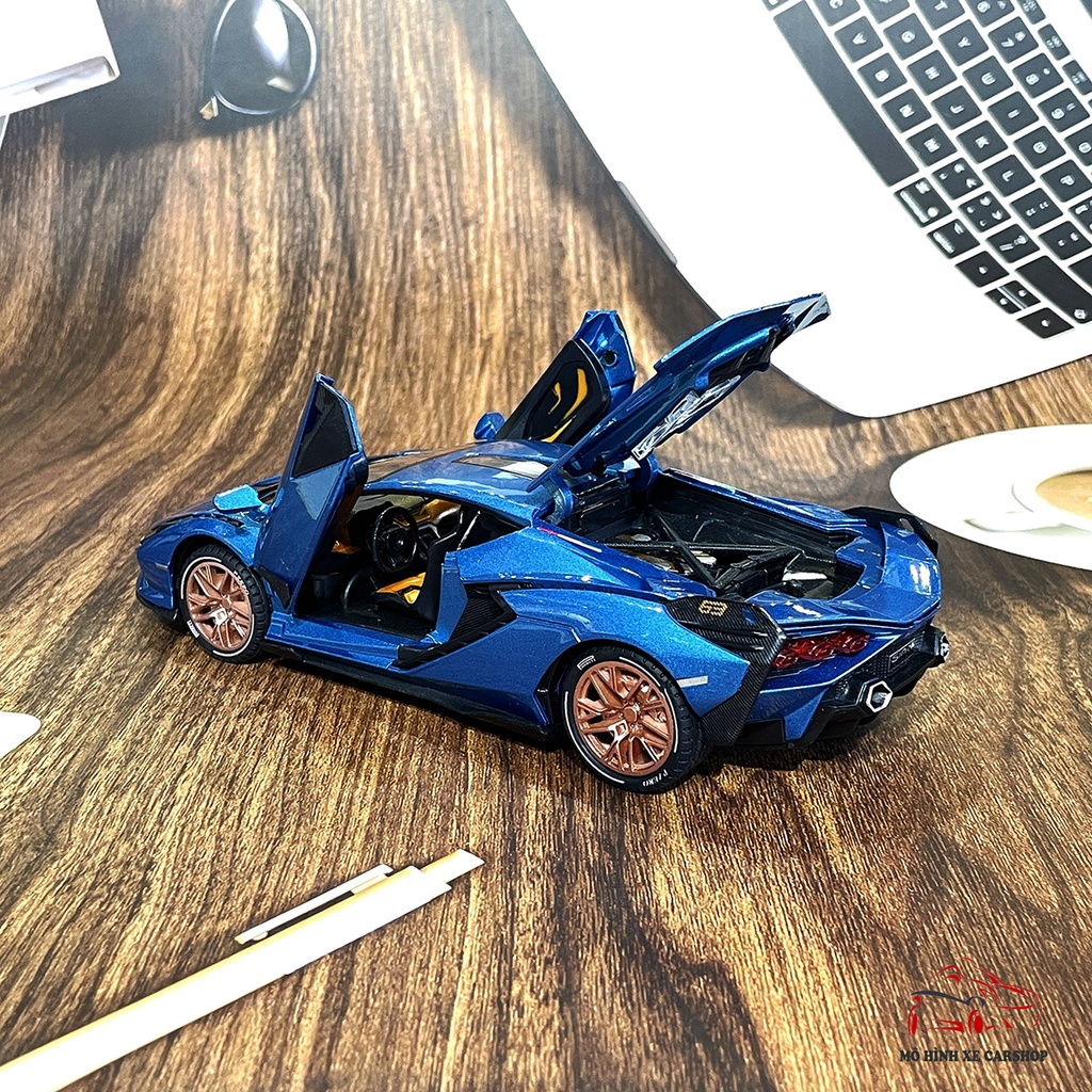 Xe mô hình ô tô Lamborghini Sian FKP 63 Tỉ Lệ 1:24 Hãng MYNX Carshop