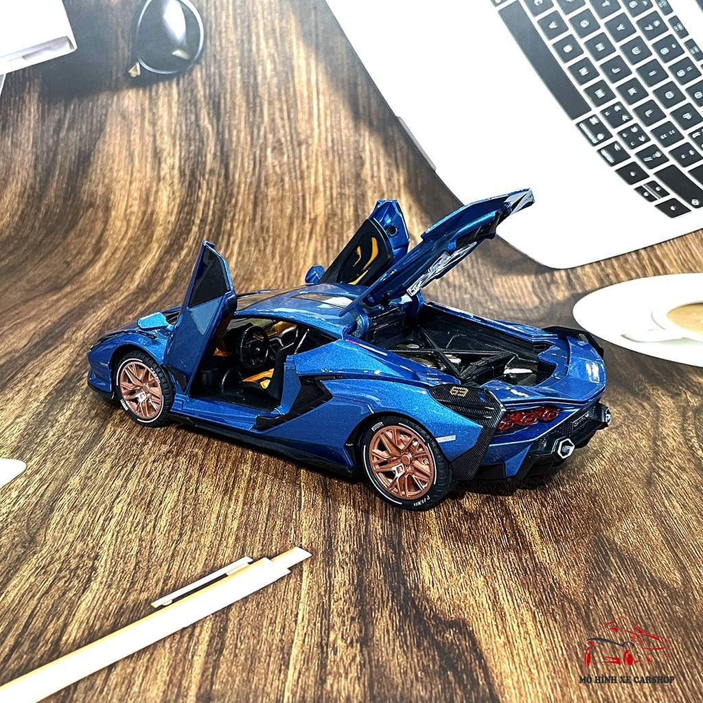 Xe mô hình ô tô Lamborghini Sian FKP 63 Tỉ Lệ 1:24 Hãng MYNX Carshop