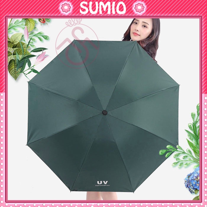Ô dù che mưa nắng chống tia uv 2 lớp mở tay thủ công thời trang gấp gọn cầm tay Sumio_offical che ô tô xe hơi chống thấm