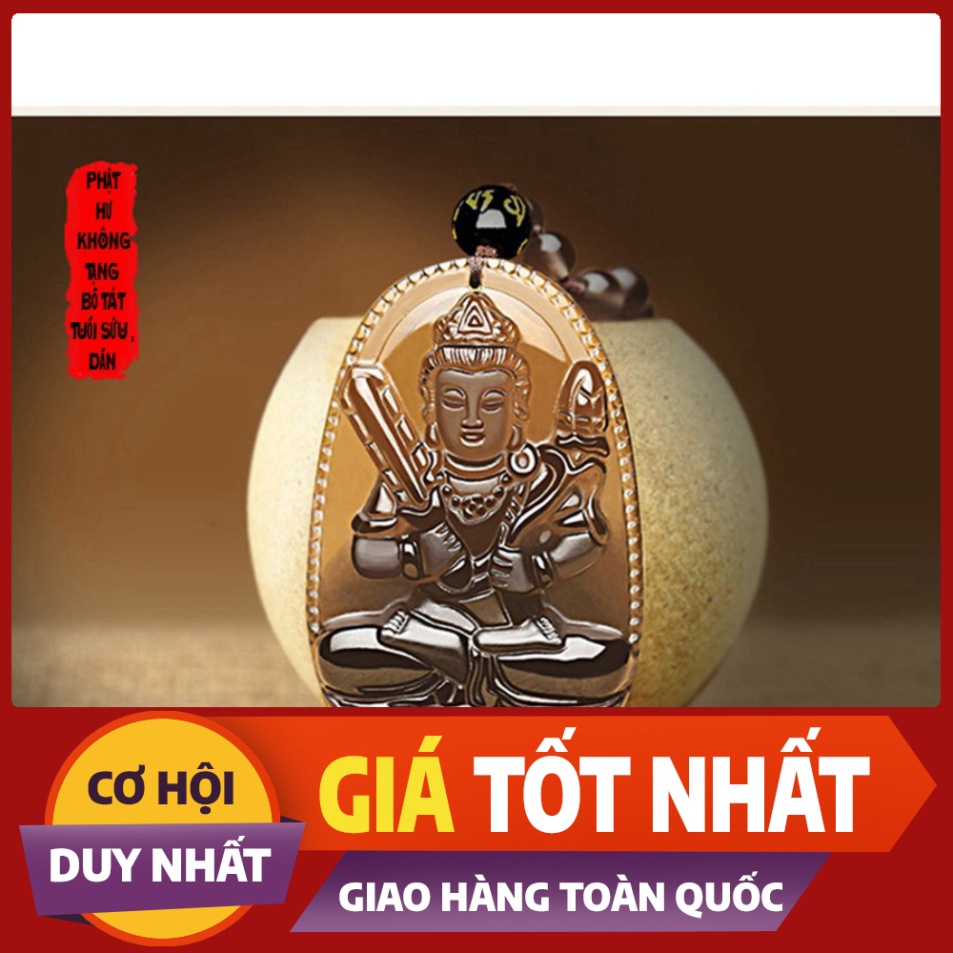 ((GIÁ GỐC )) Dây chuyền chuỗi hạt mặt phật Hư Không Tạng Bồ Tát - Phật bản mệnh người tuổi Sửu, tuổi Dần