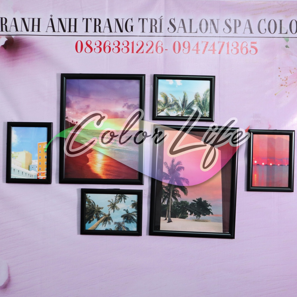 KHUNG TRANH ẢNH PHONG CẢNH BIỂN XANH TREO PHÒNG KHÁCH PHÒNG NGỦ VĂN PHÒNG QUÁN CAFE TRÀ SỮA TRANG TRÍ SPA SEO2 | BigBuy360 - bigbuy360.vn