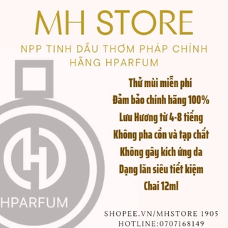 Dầu thơm mini pháp hparfum chính hãng(Inbox chọn mùi)