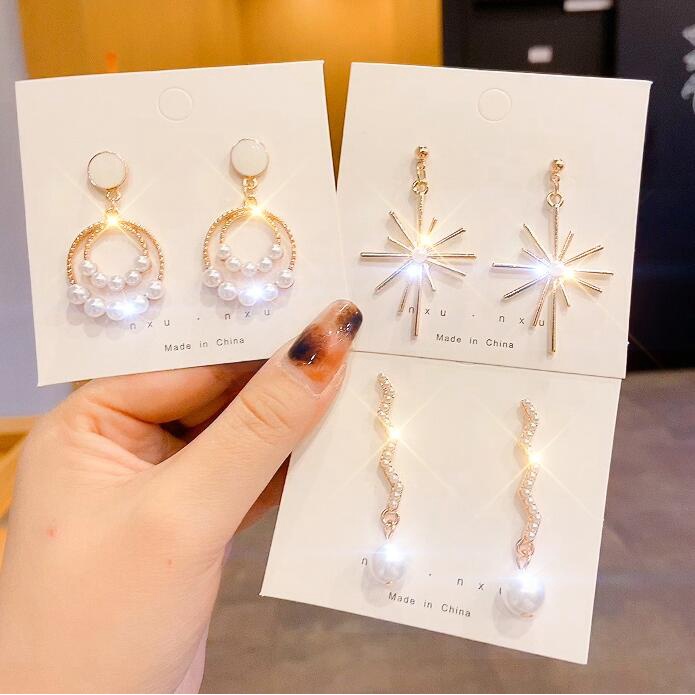 Bông Tai Dáng Dài Thời Trang Mùa Đông Hàn Quốc Cho Nữ