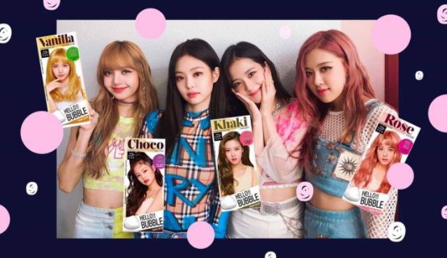 Black Pink's Choice] Thuốc Gội Nhuộm Tóc Dạng Bọt Miseen Hello Bubble Foam Color