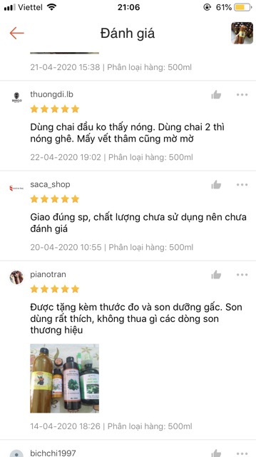 CỐT GỪNG NGHỆ HẠT GẤC HẠ THỔ (BODY) 1 LÍT HANDMADE