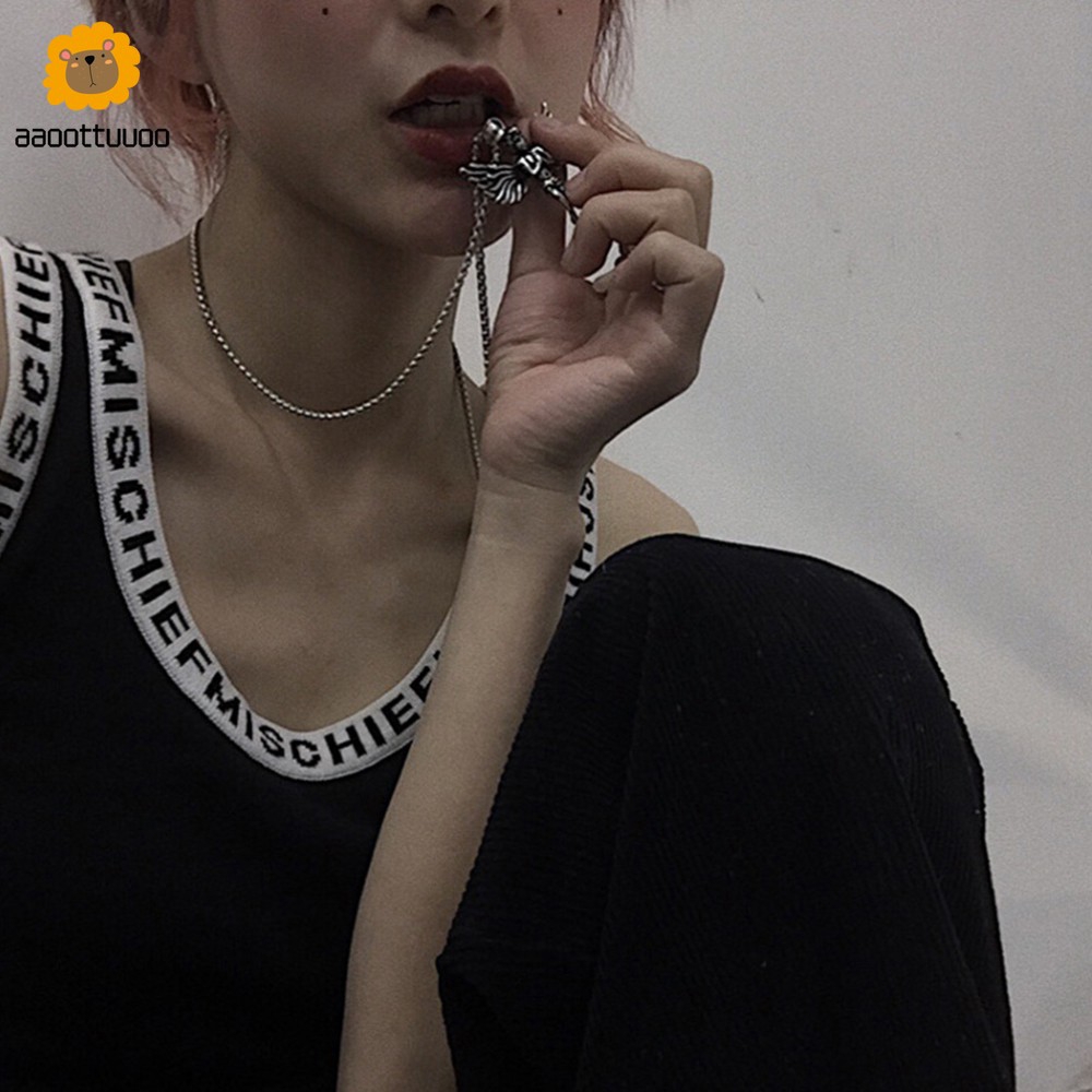 Dây Chuyền Mặt Hình Đôi Cánh Thiên Thần Phong Cách Hàn Quốc