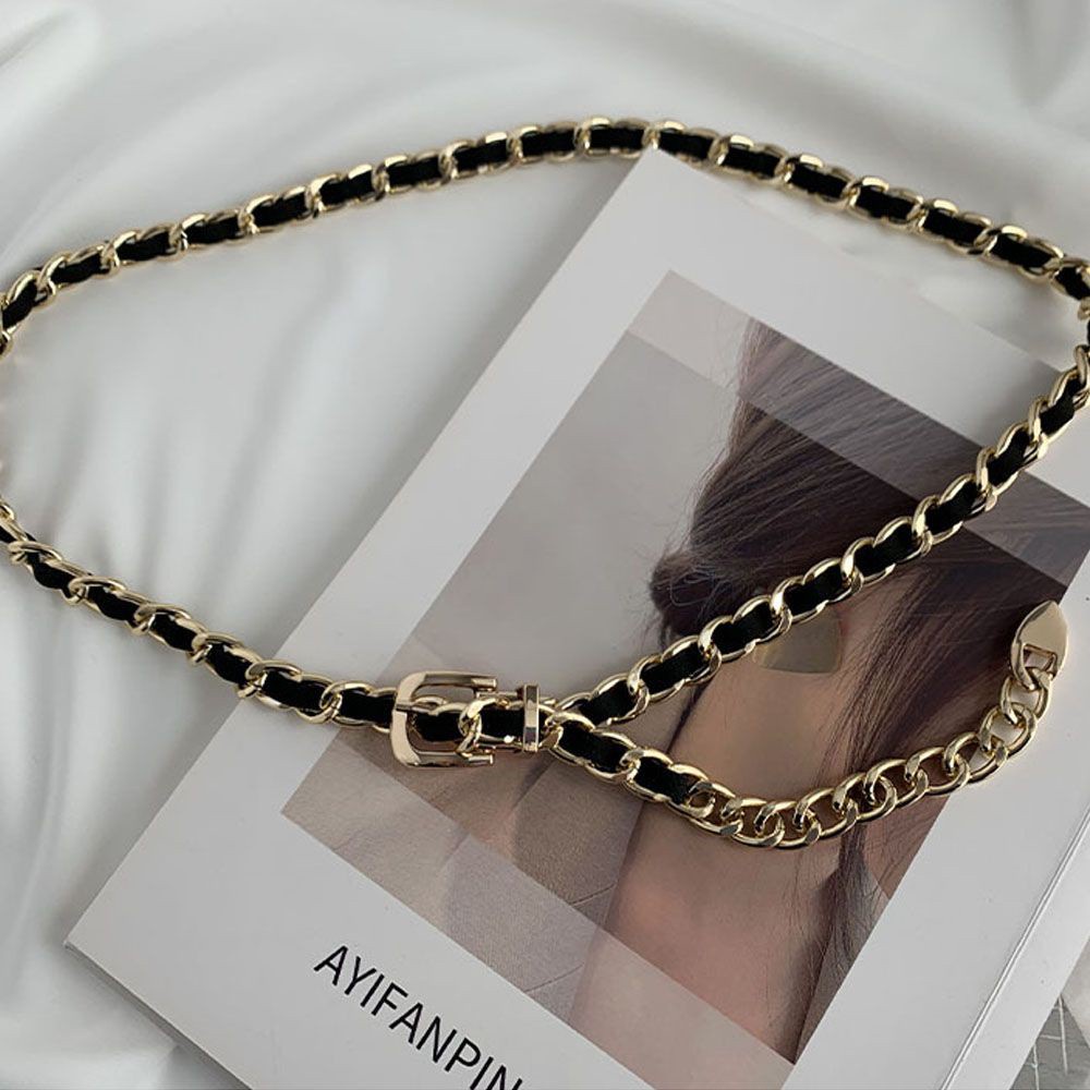 Thắt Lưng Da PU Phối Hoa Và Tua Rua Phong Cách Gothic Thời Trang Độc Đáo Cho Nữ