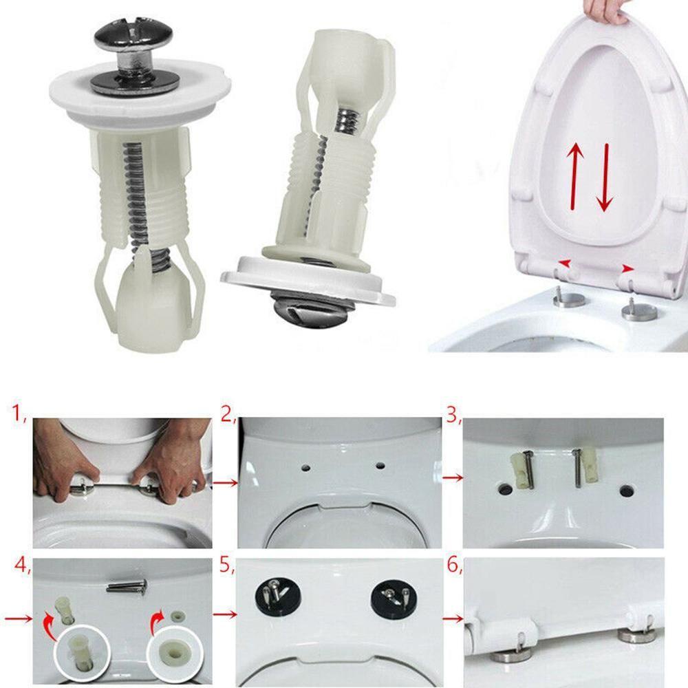 Bộ Ốc Vít Thay Thế Bản Lề Bồn Cầu Dễ Lắp Đặt Tiện Dụng