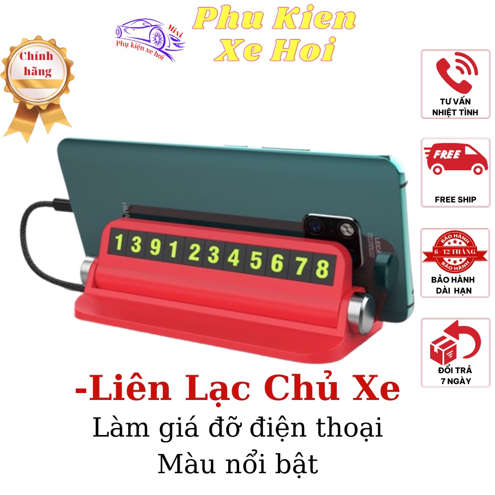Bảng ghi số điện thoại khi đỗ xe trên ô tô để được điện thoại (THE3) | BigBuy360 - bigbuy360.vn