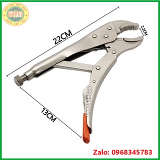 Kìm chết hàm cong Asaki 10 inch