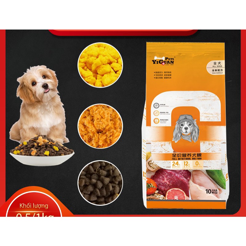 Thức ăn hạt mix cho chó