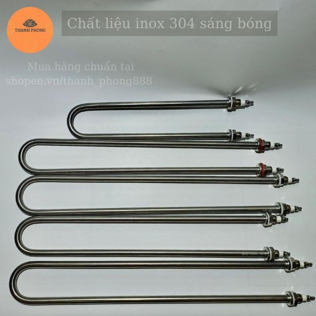 [Chất Lượng Cao] Thanh Nhiệt Điện Trở Chữ U 220V 380V , Thiết Bị Linh Kiện Nồi Phở , Nồi Đun Nước...inox 304