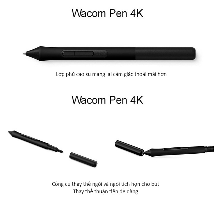 Bảng Vẽ Điện Tử Wacom Intuos CTL-4100/K0-C Kết Nối OTG Với Điện Thoại Android cao cấp + đầu OTG