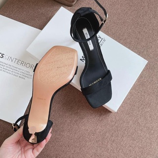Giày gót đũa 7p da mềm bít gót-Bunny Shoes(K173)