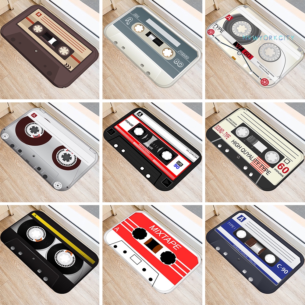 Thảm Lót Sàn Chống Trượt Phong Cách Vintage Trang Trí Nhà Cửa