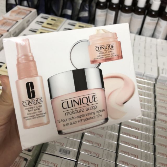 [ Tách sét ] Dưỡng da Clinique moisture surge ultra hydration set