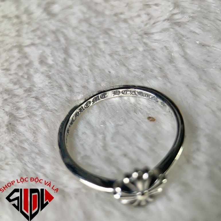 Nhẫn unisex Chrome Heart Bubblegum Plus  bạc 925 và vàng 22K cao cấp fullbox