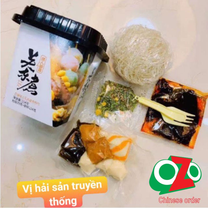 Miến hải sản siêu ngon 154g - Lẩu cốc viên Phomai chảy