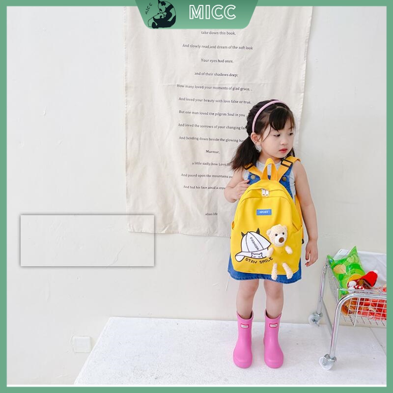 Ba Lô Hình Gấu Hoạt Hình Dễ Thương Cho Bé 2022 3-6 Tuổi