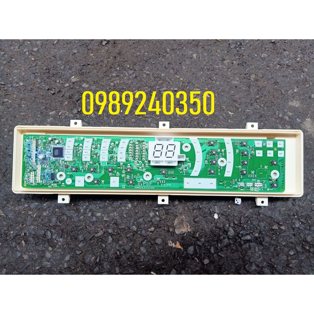 Bo mạch máy giặt Panasonic NA - F100V5LRV có chế độ nước nóng chính hãng
