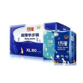 Tã Bỉm Youli Xanh Cao Cấp Quần/Dán Đủ Size S108/M92/M88/L84/XL80/XXL72/XXXL68