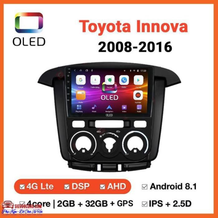 Màn Hình Android Oled C2 Theo Xe TOYOTA INNOVA 2008-2016 .