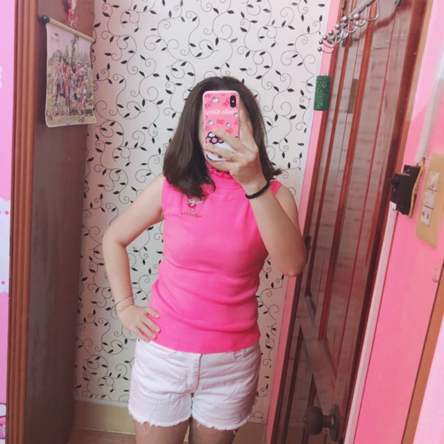 Áo len sát nách Thái Hello Kitty