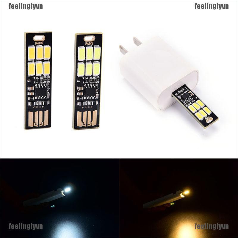 ❤TOP❤ Đèn LED mini 6 bóng kết nối USB máy tính tiện lợi YO