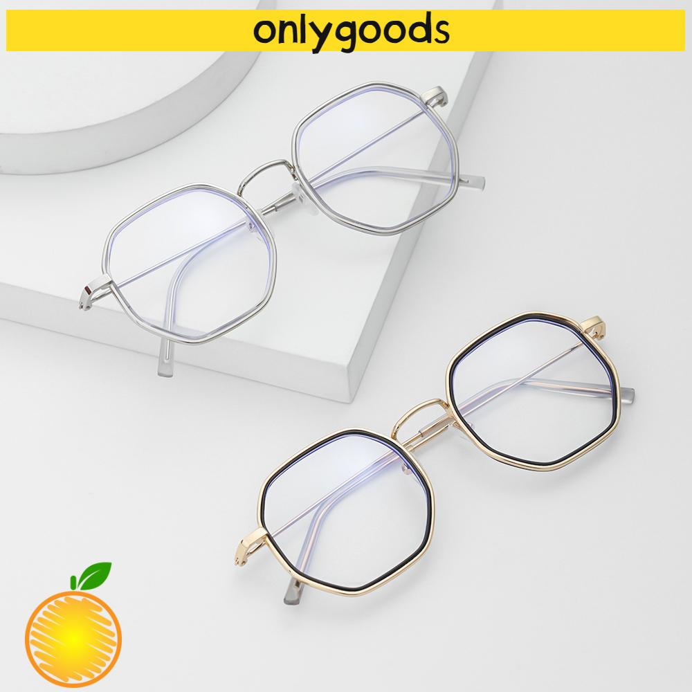 🎉ONLY🎉 -1.0~-4.0 Myopia Glasses Reduces Eye Strain Anti-UV Blue Rays Flat Mirror Eyewear Metal Round Frame High-definition Ultralight Unisex Eyeglasses