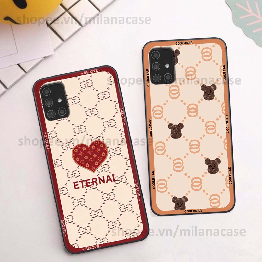 Ốp Samsung M51 hình trái tim be love tình yêu siêu đẹp, cá tính, thời trang
