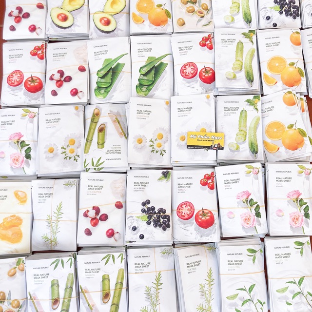 Mặt Nạ Nature Republic Sheet Mask Real Nature Whitening Masker 100% Original Korea | BigBuy360 - bigbuy360.vn